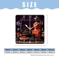thumbnail image 2 of 10 Inch Wall Clock Battery Operated Silent Clock Decorative for Office, Kitchen, Outdoor, Living Room，Coffee Bean Old Style Print, 2 of 4