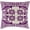 Beige, Gray, Plum / Kasson, variant on Boutique Rugs Bulphan Throw Pillow