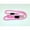 Hot Pink, variant on Soft Lines 2 Handled Sidewalk Safety Dog Snap Leash 0.37 In. Diameter By 6 Ft. - Black