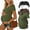 Black/Brown/Army Green/White, variant on 4 Pack Maternity Shirts V Neck Maternity Top Short Sleeve Casual Tee Side Ruched Pregnancy Clothes