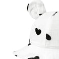 thumbnail image 5 of IVEYRTF Baby Girls Print Cute Bear Ear Sun Hat Soft Cotton Adjustable Beach Hat for Spring Summer Outdoor Hat, 5 of 6