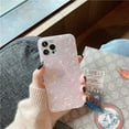thumbnail image 1 of Glitter Dream Shell Marble Phone Case For iPhone 13 Pro 12 11 Pro Max XR XS Max 15 14 Plus Conch Pattern Soft IMD Silicone Cover Pink For iPhone 12Pro Max, 1 of 6