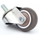 thumbnail image 4 of Juego de 4 ruedas giratorias para muebles M6 x 15 mm con rosca de 32 mm Tpe Goma suave Rosca de 32 mm (hy), 4 of 4
