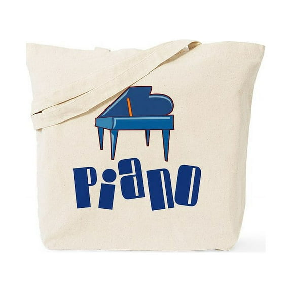 CafePress - Piano Music Tote Bag - Unisex Canvas Tote Bag, Beige, 1-Piece