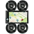 thumbnail image 1 of 4x Pioneer 6.5" Speaker + 200W 6.2" Receiver Mirror Link GPS For Android & IOS Bundle, 1 of 5