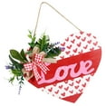 thumbnail image 4 of Valentine's Day Door Hanging Front Door Sign Outdoor Decor Love Cotton Rope Ornament Wedding Party Supplies Home Decoration, 4 of 8