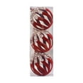 thumbnail image 6 of Hvmvliv Christmas Ornaments 3Pc 3.12inch Red Velvet Hollow Christmas Balls Decorations Plastic Shatterproof Xmas Tree Ornament for Indoor Christmas Decoration Red, 6 of 6