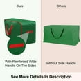 thumbnail image 6 of Every Moment Counts Christmas Tree Storage Bag, Fits Up to 9 ft Tall Artificial Tree, Heavy Duty Waterproof Green Christmas Tree Storage Container with Zipper and Handles, 6 of 6