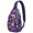Purple-33, variant on Indian Tribal Paisley Sling Bag - Retro Vintage Pattern Chest Bag - Comfortable for Travel, Biking, Hiking