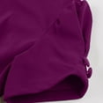 thumbnail image 6 of Efsteb Women's Elegant Vintage Dresses Round Neck Short Sleeve Dress Casual Solid Color Work Party A-Line Dress （Purple，XL）, 6 of 7