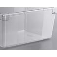 thumbnail image 4 of TrueCraftware- 17 Gallon Clear Food Storage Box Polycarbonate 18" X 26" X 12"- Food Storage Container Meal Prep Containers Reusable for Home Cafeteria Kitchen Organization Dishwasher Safe, 4 of 6