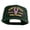 Dark Green, variant on Purple Heart Vietnam Veteran Combat Wounded Patched Solid Cotton Twill 5 Panel Prostyle Snap Cap - Black OSFM