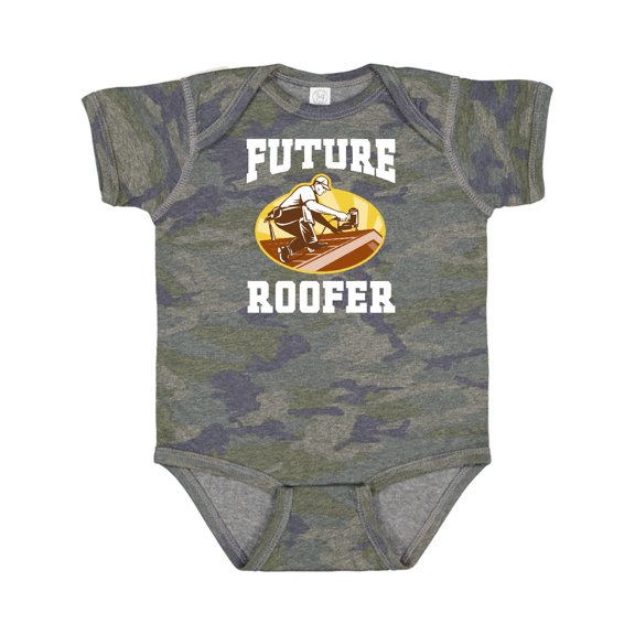 Inktastic Roofing Future Roofer Boys Baby Bodysuit