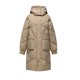 thumbnail image 4 of Parkas de manga larga para mujer, abrigo de algodón de longitud extendida para mujer, abrigo de algodón con capucha gruesa, holgado, resistente al frío y cálido, largo hasta la rodilla, abrigo para mu, 4 of 9