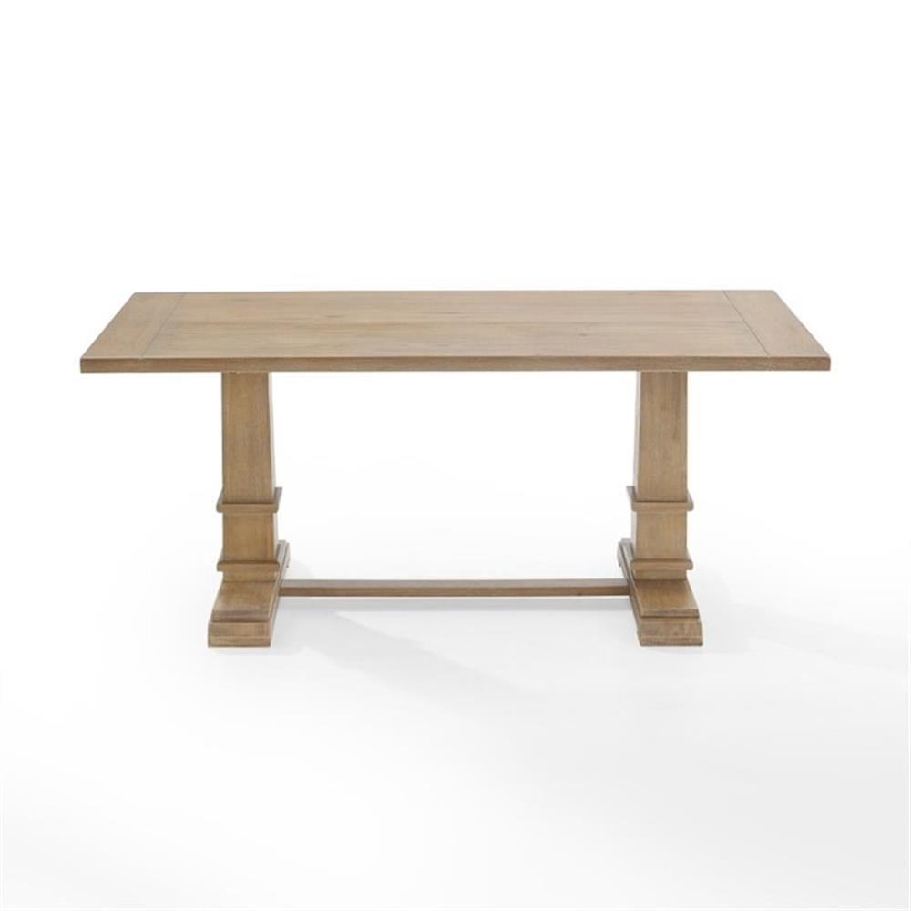 Crosley Furniture Joanna Modern Wood Dining Table in Rustic Brown