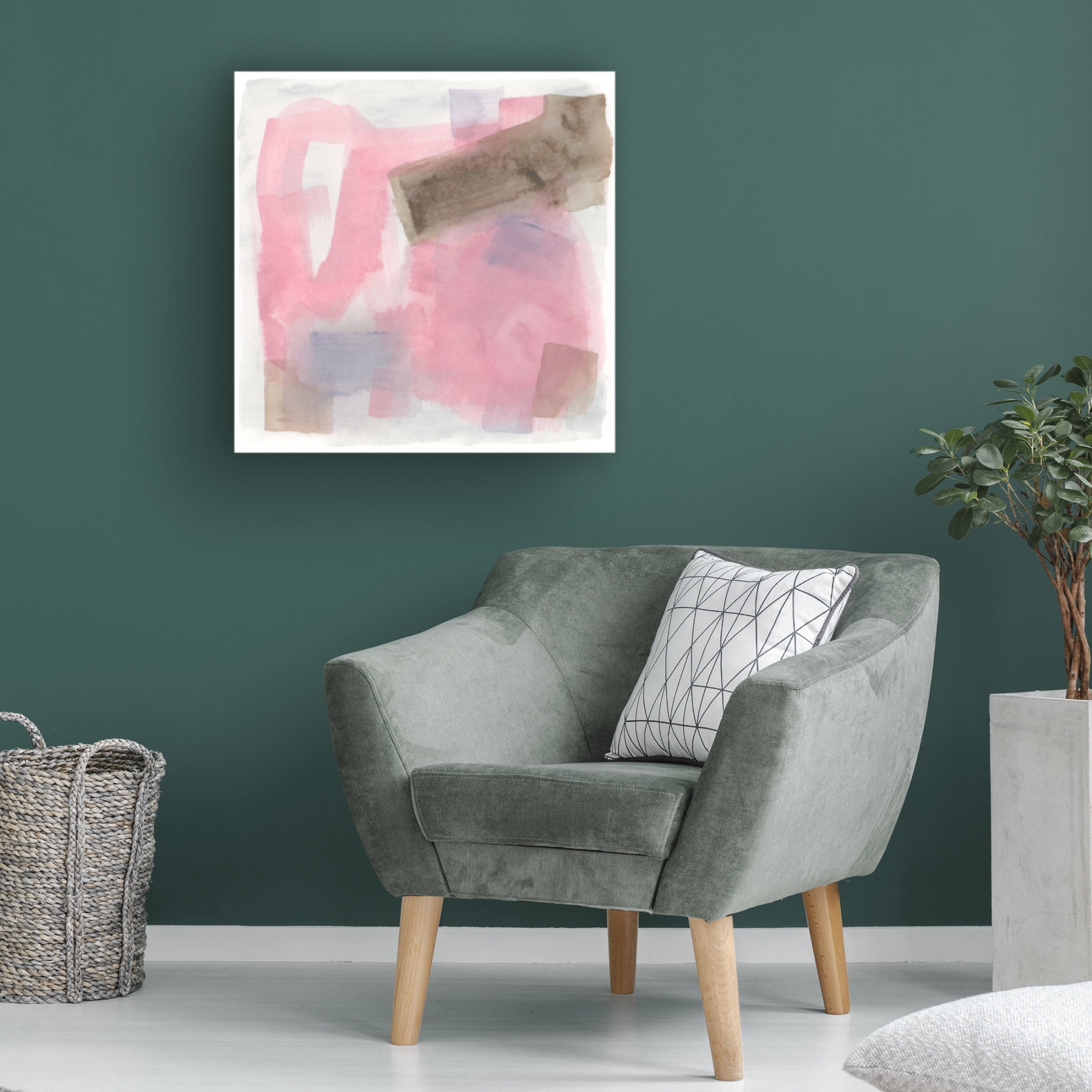 Trademark Fine Art June Erica Vess  Luz Rosa I Canvas Wall Art