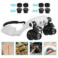 thumbnail image 5 of Clearance Under 8$, Kaireo Led Helmet Magnifier, Office&Craft&Stationery, Office Cabinet, Magnifying Glasses for Close Work Led Head Magnifier Hands Headband with Light Interchangeable, 5 of 5