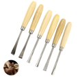 thumbnail image 4 of facefd 6 Pieces Wood Turning Tool Set Universal Craft Make Accessories Carpentry  for Chisel Lathe Carpenter Tools Kit Carpenter Fitting, 4 of 6