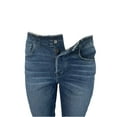 thumbnail image 4 of 3X1 Women's Straigh Buttons Pockets Jeans, Dark Blue, 26, 4 of 5