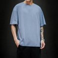 thumbnail image 1 of Nueva camiseta de verano para hombre 2022, camiseta sólida a la moda para hombre, camisetas informales de algodón de manga corta de gran tamaño Hip Hop para hombre, ropa de calle para hombre Tan Jianjun unisex, 1 of 2