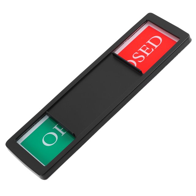1 PC El letrero de la oficina del indicador de privacidad del control deslizante del control deslizante del control deslizante de 1 PC