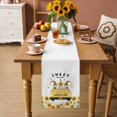 thumbnail image 2 of Gnomes Sunflowers Table Runner 48 Inches, Country Yellow Floral Bees Daisy Bed Runner Dresser Scarves Tabletop for Indoor Outdoor Parties/Ceremony/Banquet, 13" x 48", 2 of 9