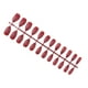 thumbnail image 1 of Uñas postizas Qarigey 24 piezas DIY estilo Simple rojo frijol, 1 of 5