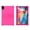 Pink, variant on For TCL Tab 10 NXT Thick Shockproof Silicone Tablet Case with Detachable Stand - Orange