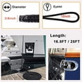 thumbnail image 2 of 2/4Packs Double Braided Nylon Dock Lines Rope Marine Mooring Rope 3/8 1/2 Boat Ties To Dock Line 12 Inch Eyelet Boat Anchor Rope ,Easy to use, 2 of 5