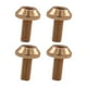 thumbnail image 5 of 4 tornillos para portabotellas de agua, M5 x 12 mm, rosca macho, elevador de manillar, para ciclismo oro, 5 of 8