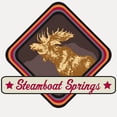 thumbnail image 2 of CafePress - Steamboat Springs Pop Moose Patch - White Shot Glass, Unique and Funny Shot Glass, 2 of 2