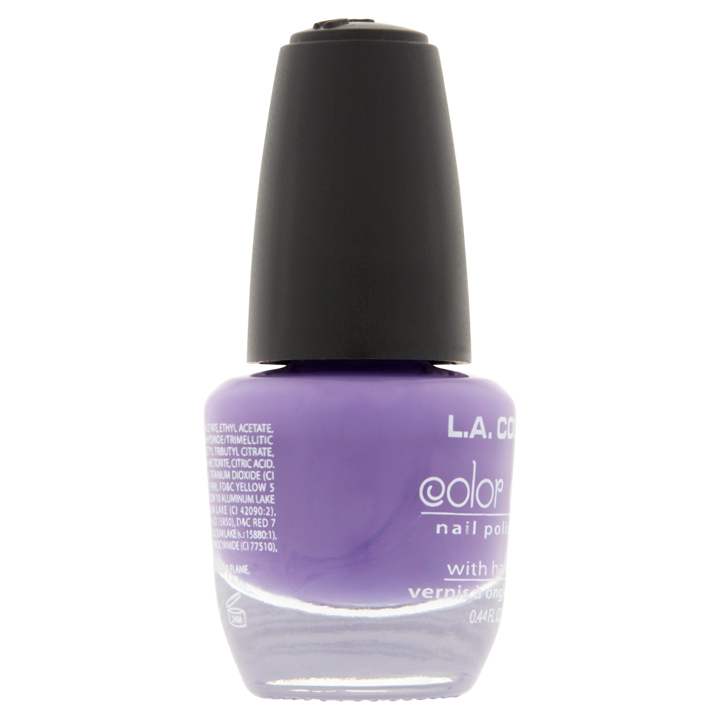 La Colors Color Craze Nail Polish With Hardeners Purple Passion 044 Oz