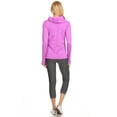 thumbnail image 5 of Women's Seamless Full Zipper Jacket with Hoodie and Thumb Holes, 5 of 6