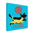 thumbnail image 2 of Hillary Vermont Pet Designs for Humans 'Life Better Rescue' Canvas Art, 2 of 3