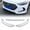Painted White, variant on Stay Tuned Performance For 17-18 Hyundai Elantra Painted Black Front Bumper Body Kit Spoiler Lip 3PCS