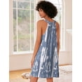 thumbnail image 5 of Ekouaer Sleeveless Nightgown for Women Racerback Sleep Shirt Soft Nightshirt Summer Nightwear, 5 of 6