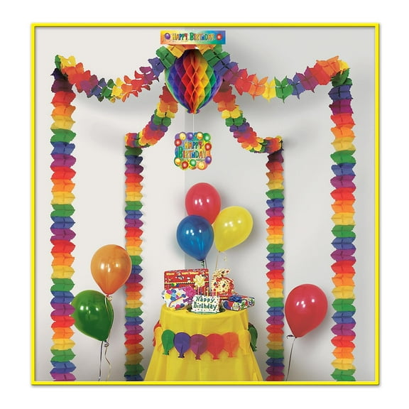 6 Pack Beistle Happy Birthday Party Canopy