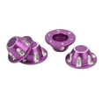 thumbnail image 1 of Cache de Moyeu de Roue, Alliage d'Aluminium Performance Stable Finition Exquise Enjoliveurs de Roue pour Voiture RC 1/6 Violet, 1 of 8