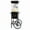 Black-54.13in., variant on Ganeed Popcorn Maker Machine - Professional Cart With 6Oz 8 Oz Kettle Makes Up to 32 Cups - Vintage Popcorn Machine Movie Theater Style - Black