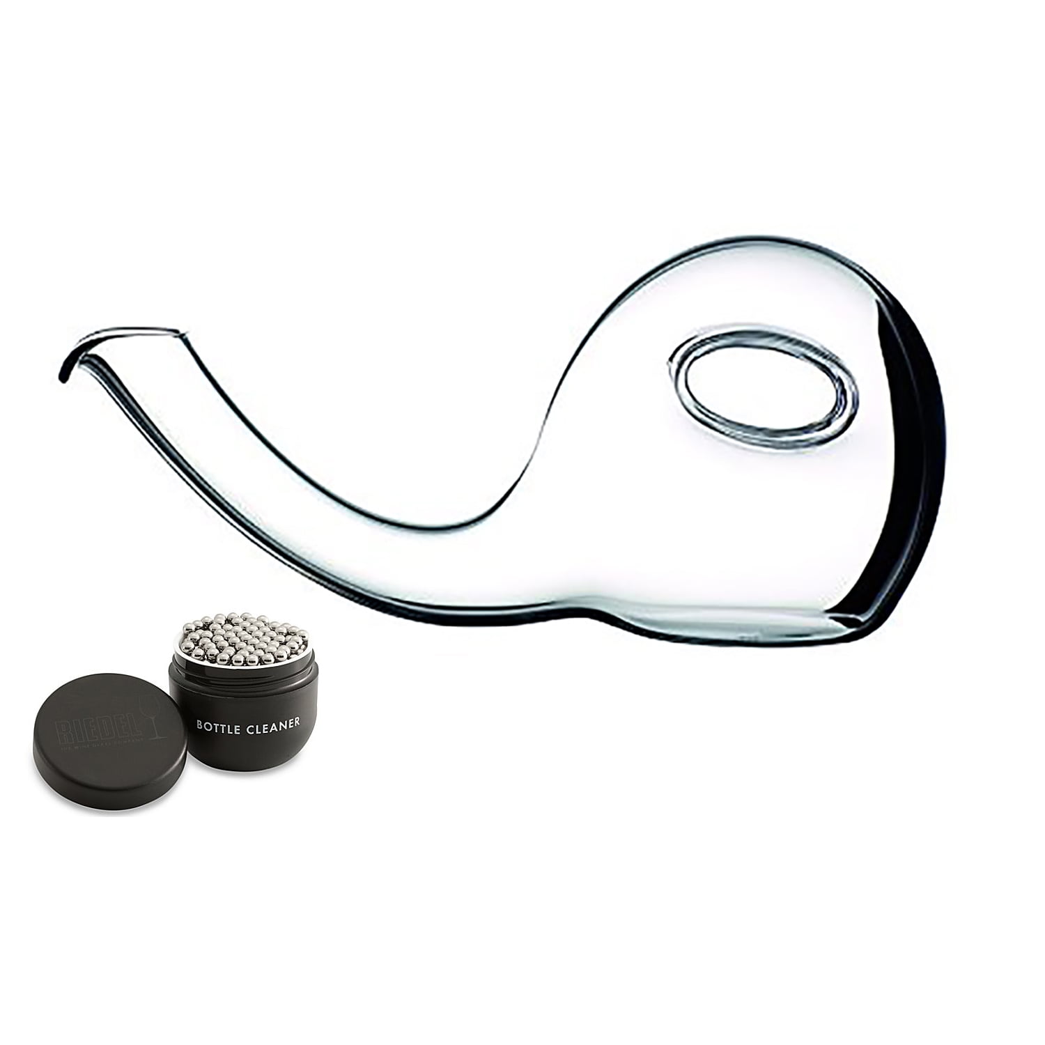 Riedel Crystal Escargot Decanter with free Cleaning Beads Walmart Canada