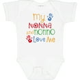 thumbnail image 3 of Inktastic My Nonna and Nonno Love Me Grandchild Boys or Girls Baby Bodysuit, 3 of 5