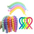 thumbnail image 1 of Amyove Cartoon Colored Stretch String High Stretchability Stress Relief Venting Noodle Soft Smooth Bracelet Toy Anti-stress Rope, 1 of 8
