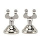 thumbnail image 3 of 2Pcs Table Number Stands Stainless Steel Round Stable Base Sturdy Simple Place Card Holder for Wedding Party Office Spiral Type, 3 of 5