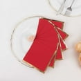 thumbnail image 4 of HLONK Lot de 50 / Serviettes en Papier Douces Orange 2 Épaisseurs pour Souper Fête Serviettes pour Réception de Mariage Cocktail Boisson, 4 of 11