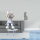 thumbnail image 2 of Figura decorativa de escritorio: Estatua de , escultura de gato, adorno creativo de resina, decoración de arte moderno, ideal para regalar,, 2 of 8