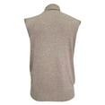 thumbnail image 6 of Womens Cable Knit Vest Sleeveless Sweater Cozy Fall Winter Must Haves Half Turtleneck Vest Women's Sleeveless Bottoming Shirt, 6 of 6
