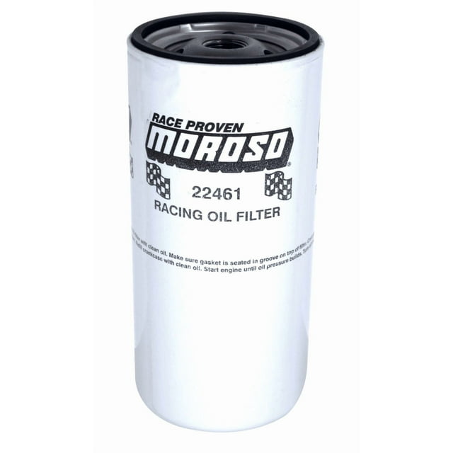 Moroso Performance Oil Filter 22461 Engine Oil Filter; Steel Mesh; 27 Microns; Canister