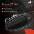 thumbnail image 3 of A-Premium Front Left Driver Side Exterior Door Handle with Keyhole Compatible with Oldsmobile Alero 1999-2004 & Pontiac Grand Am 1999-2005, Smooth Black, 3 of 6