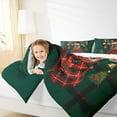 thumbnail image 4 of jejeloiu Cute Christmas Reindeer Bedding Comforter Set,Chic Xmas Tree Twin Comforter Sets,Happy New Year Bedding Set For Boys Girls,Twin Comforter Sets,Super Cozy Room Decor Reversible,2-Piece, 4 of 8