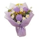 thumbnail image 4 of Ramo de Flores artificiales Perfecl Adorno Flores de imitación para el Día de San Valentín Violeta Centros de mesa, 4 of 8